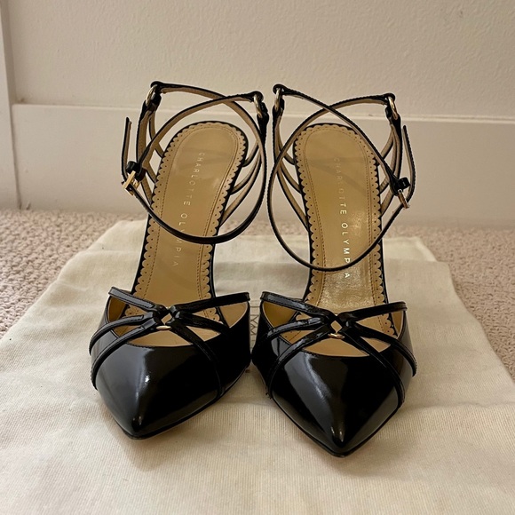 CHARLOTTE OLYMPIA Minx Strappy Heels - Picture 2 of 4